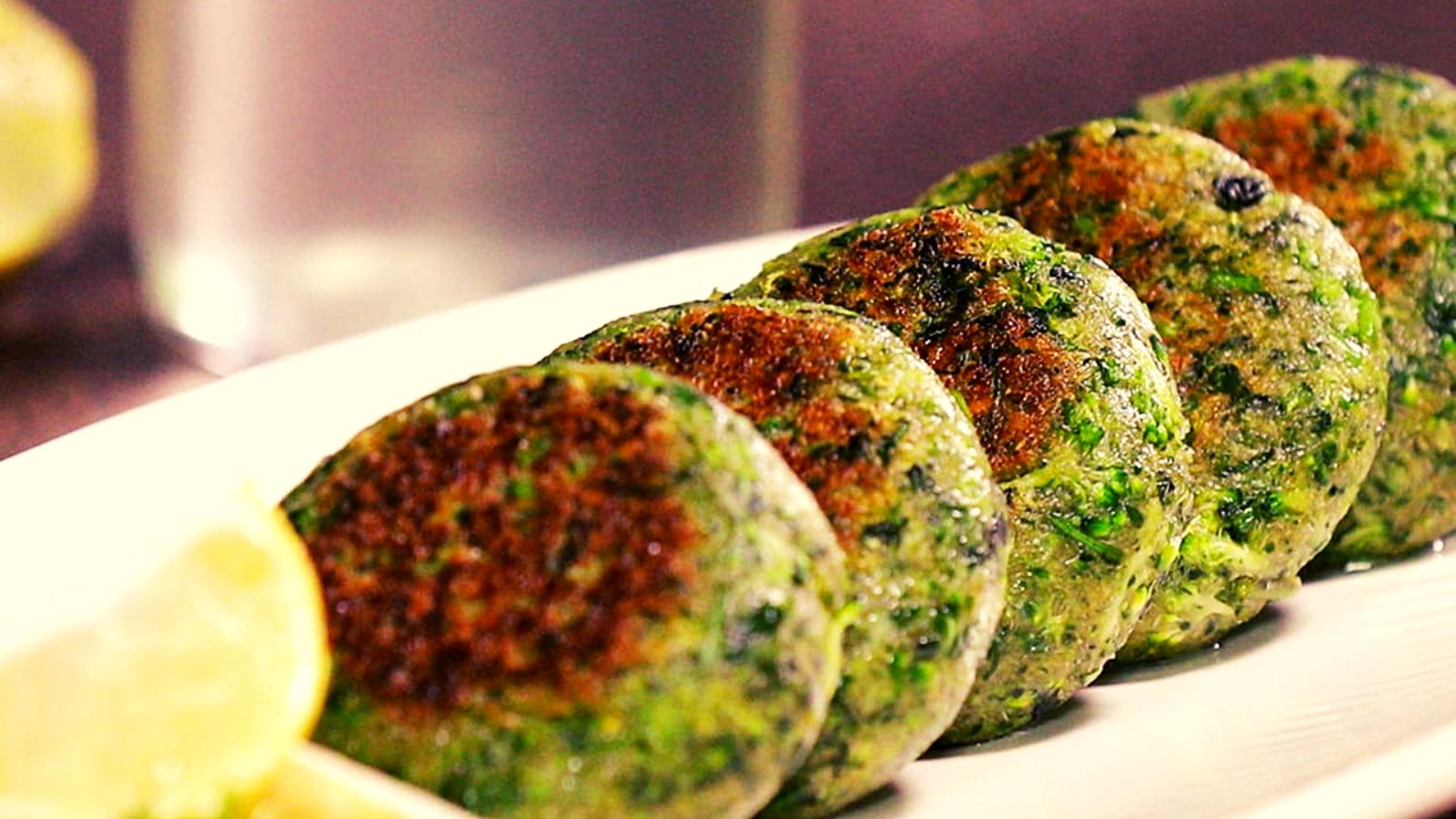 Broccoli sweet potato tikki